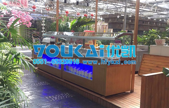 單層火鍋調(diào)料臺(tái)(立體功能)